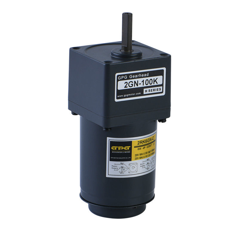 MOTOR MICRO YN60-6C 60JB3-200G8L del CONTROL de VELOCIDAD de 60m m 6W 2RK6RGN-C 2GN3-200K de la CA de la CAJA DE CAMBIOS del MOTOR ELÉCTRICO del ENGRANAJE