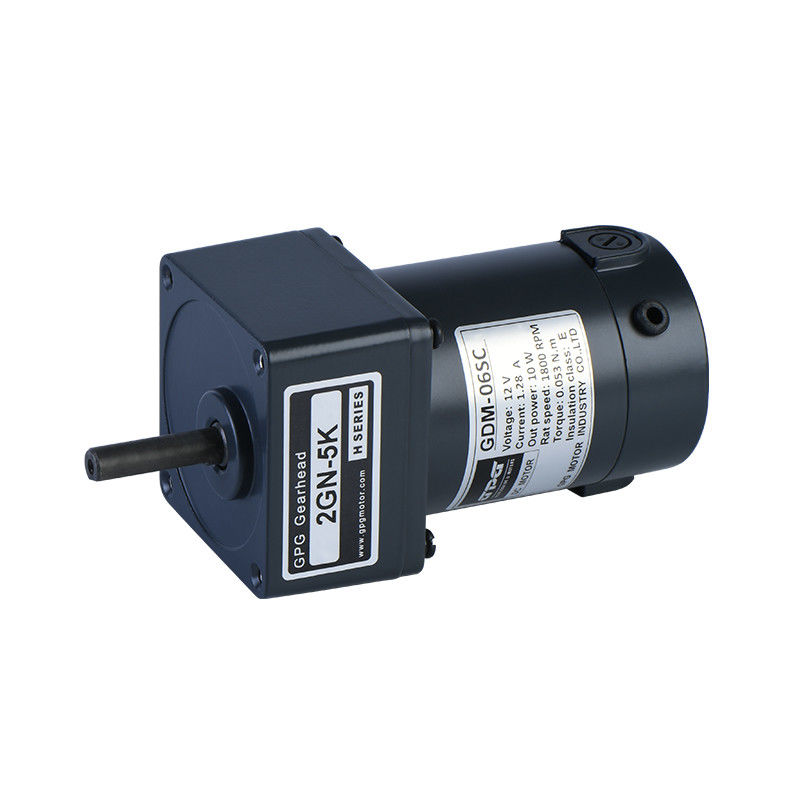 Motor 12V 24V del engranaje del cepillo de GDM-08SC tipo del cepillo del motor de DC de 60 vatios