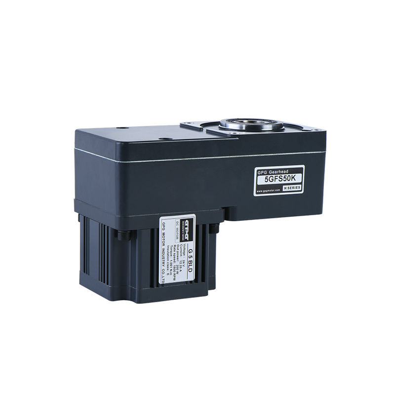 motor con engranajes sin cepillo 12v 24v de 40w 80m m DC con la caja de cambios plana hueco 4GFS5-200K