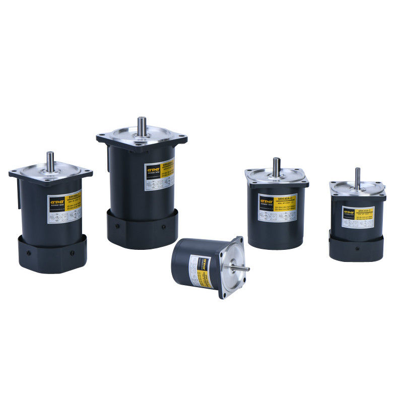 alto tipo bajo del control de velocidad de motor eléctrico de la CA del motor de CA del esfuerzo de torsión de 20w 80m m RPM