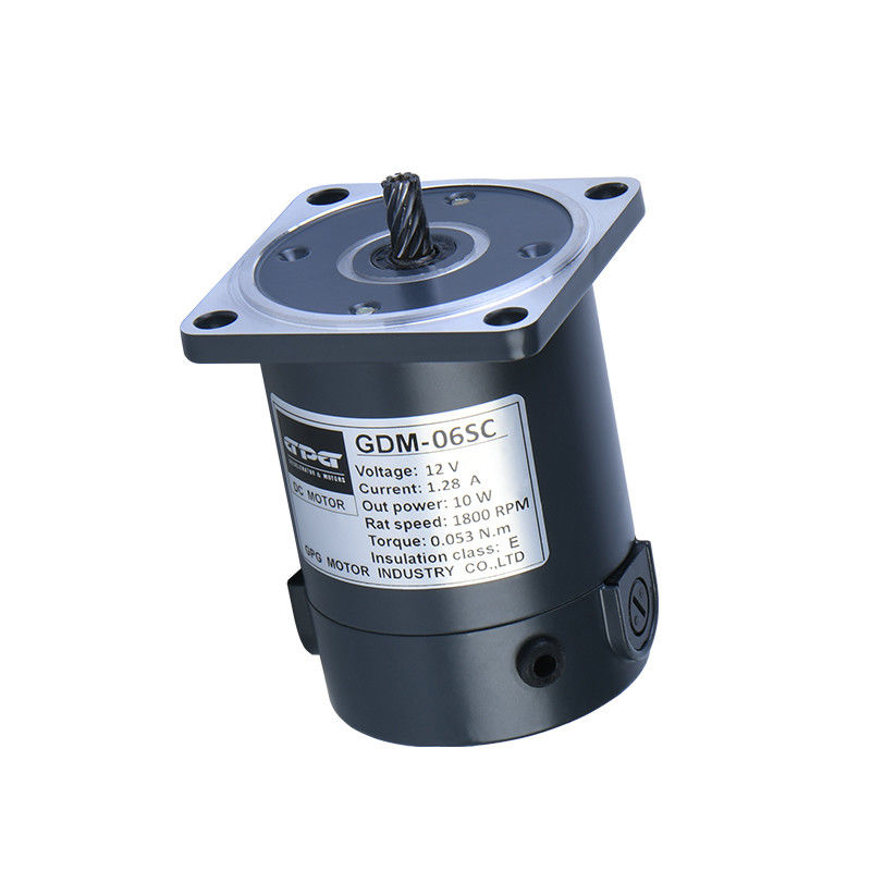 el REBORDE DC ELÉCTRICO del CUADRADO del MOTOR 60M M 12V 24V de 20W DC VIAJA EN AUTOMÓVILI el MOTOR de DC del CEPILLO del EJE de la LLAVE del EJE de la RONDA 1800 3200RPM